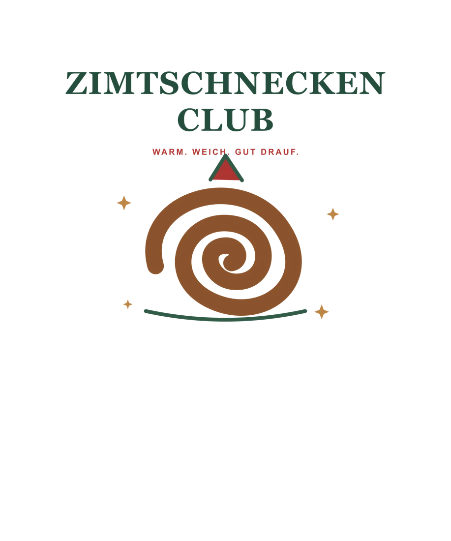 Zimtschnecke und Schriftzug Zimtschneckenclub